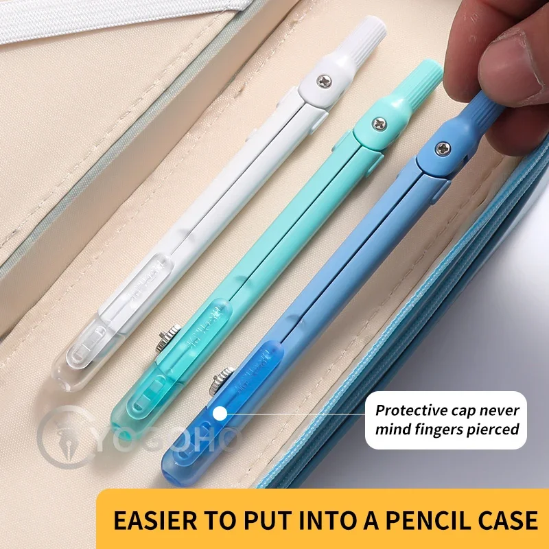 Drawing Compass Compass Lead Refills M&G School Compass Colorful Stationery Student Drawing Compass refills math set drafting Drawing Tools Geometry Set