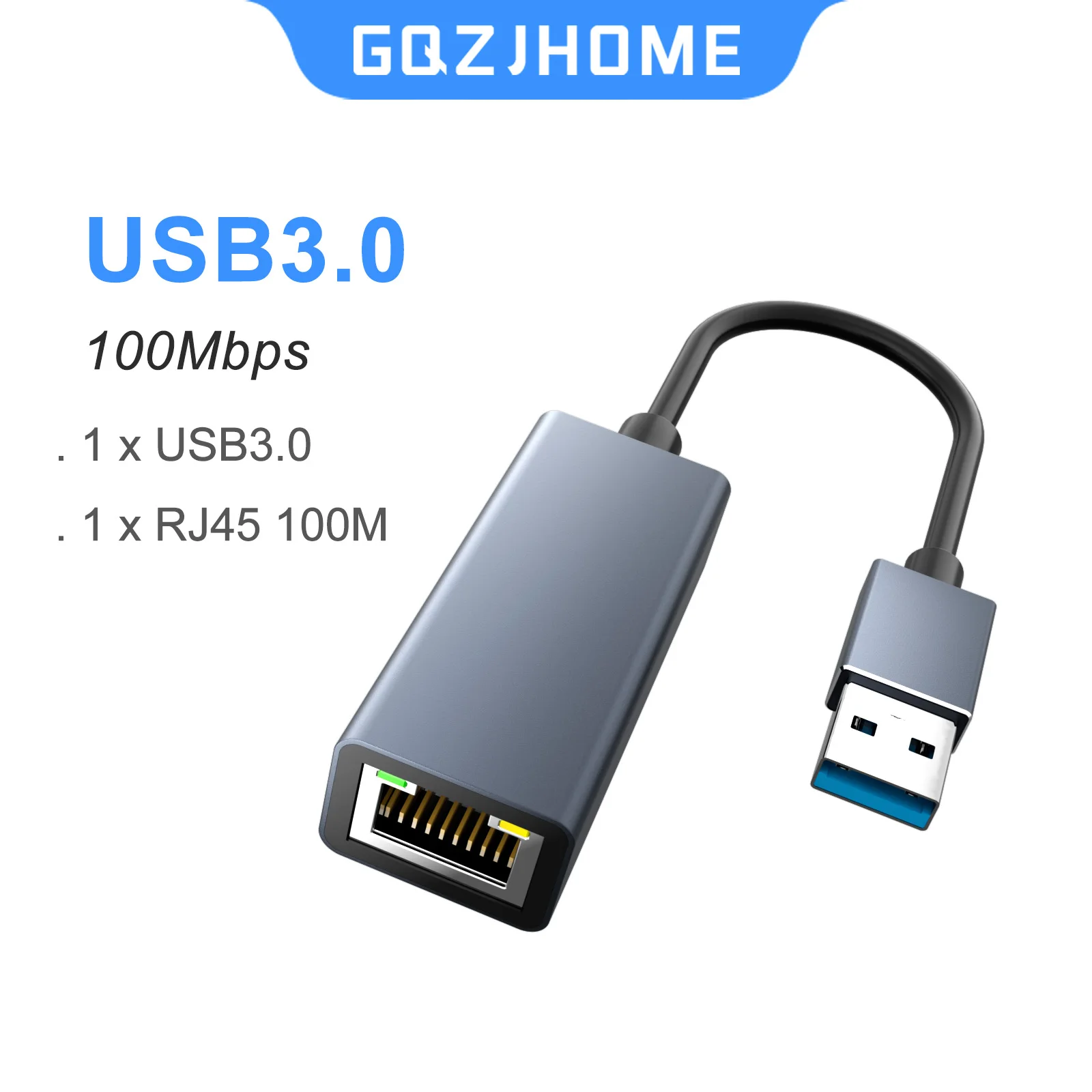 بطاقة شبكة USB 5000 ميجابت في الثانية 5 جيجابت في الثانية محول سلكي عالي السرعة USB3.0 Type-C إلى RJ45 محول إيثرنت HUB لأجهزة الكمبيوتر المحمول MacBook