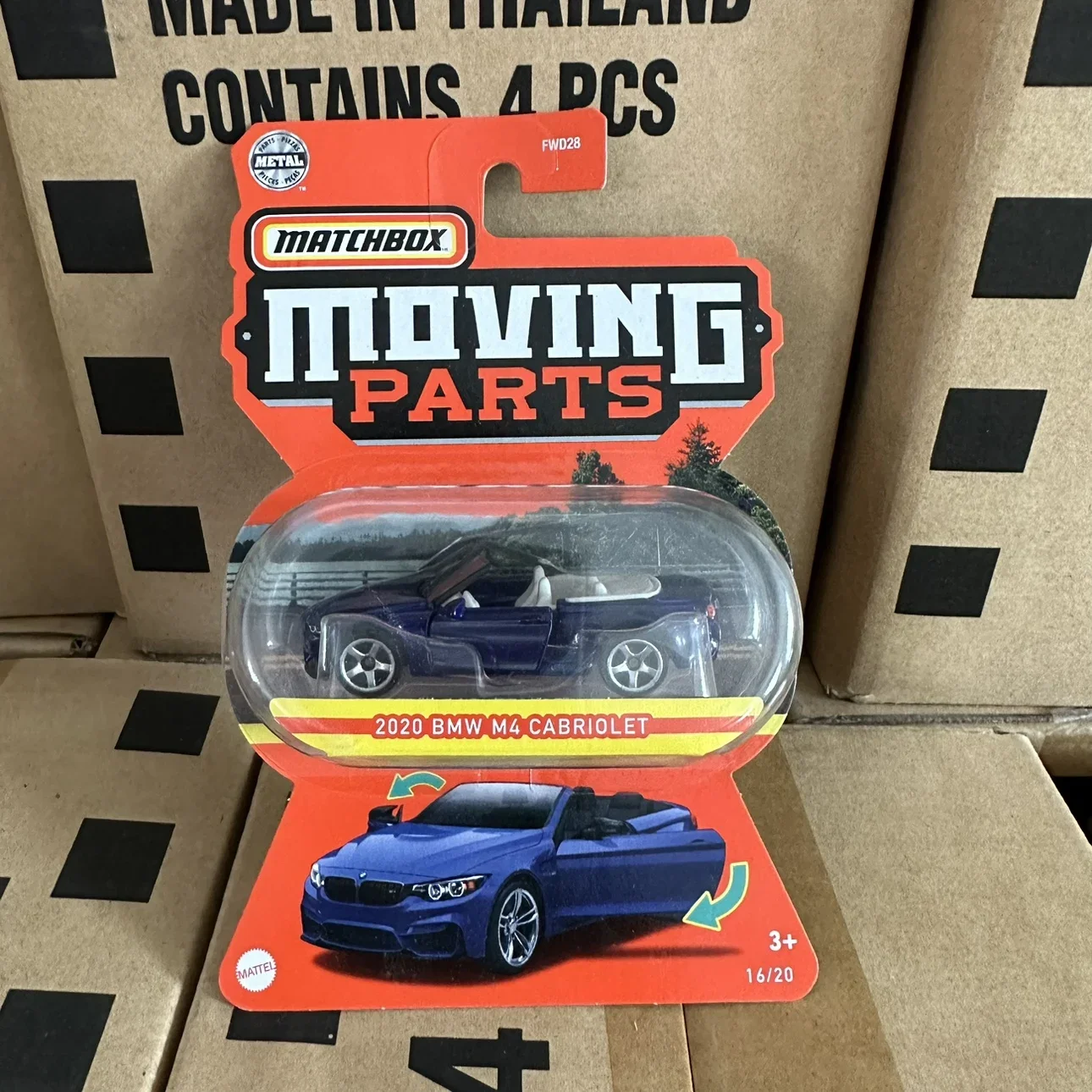 Mattel Matchbox 시뮬레이션 도시 자동차 수집기 시리즈, FWD28 이동식 문짝 오프닝 활동 차량 장난감, 어린이 선물