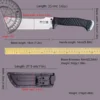 WPKOPYA U.S.A(Sanding) DC53 steel 14"multi-purpose outdoor firewood knife + sheath, farm chopping tool knife 6