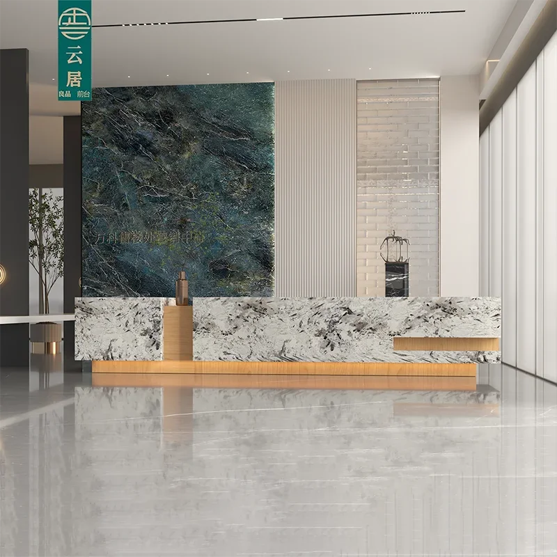Podium Help Center Customer Service Cashier Counter Desk Church Pulpit Beauty Salon Storage Reception Shop Institute Tables