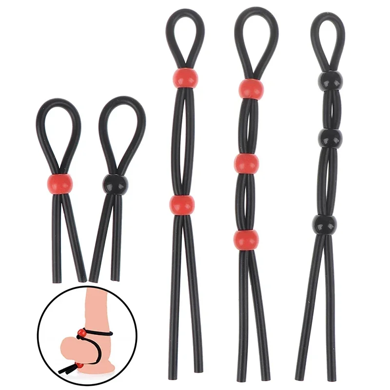 Einstellbare Silikon Zeit verzögerung Erektion Penis ringe sexy Penis ringe Sex produkte Herren geräte und Erwachsenen produkte 1