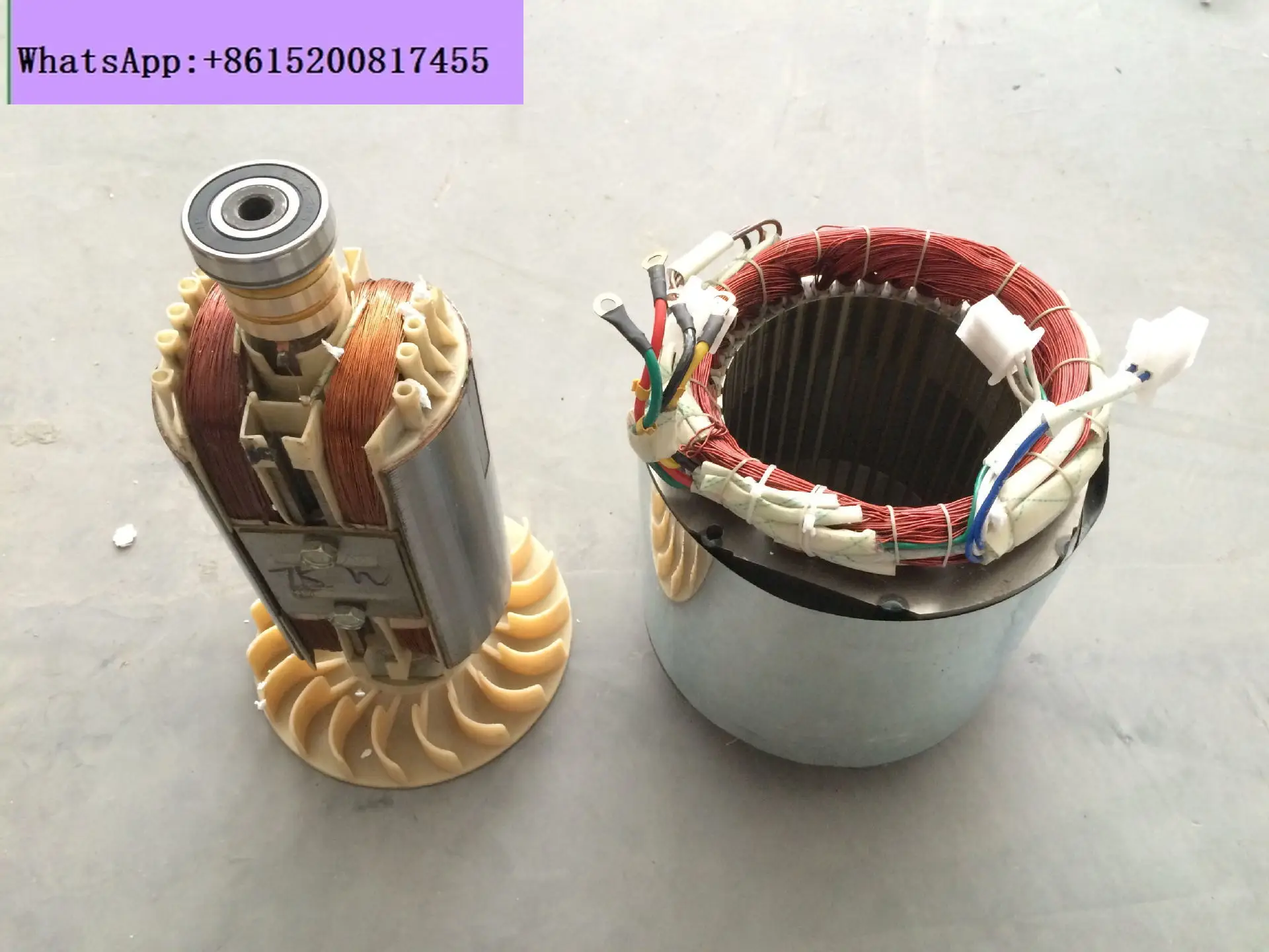 A set of 7.5kw 8kw stator rotor for gasoline generator motor ...