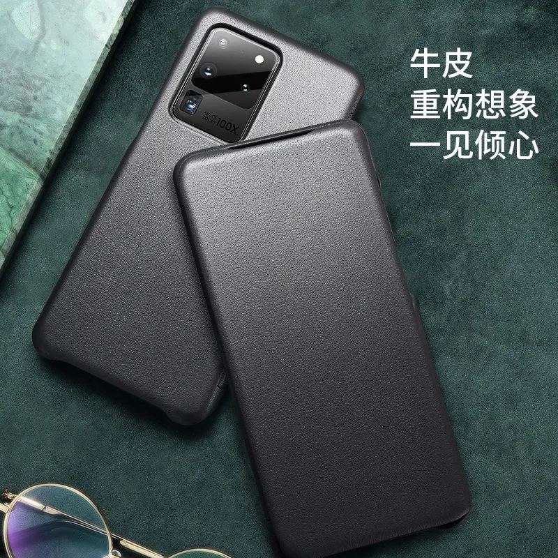 

Роскошный Ультратонкий чехол-книжка из натуральной кожи для Galaxy S20 Ultra, деловой чехол с полной защитой для Galaxy S20 S20 +.