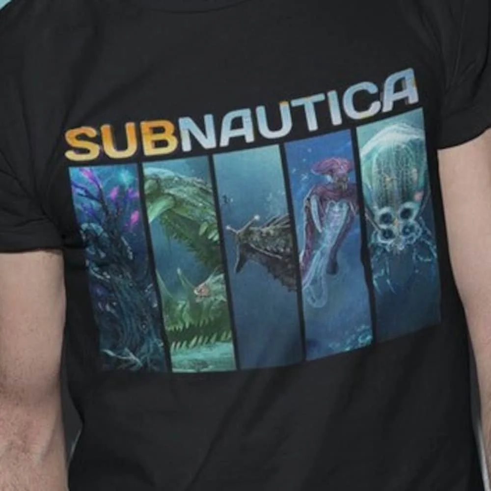 Maglietta Da Gioco Subnautica Indie Videogioco