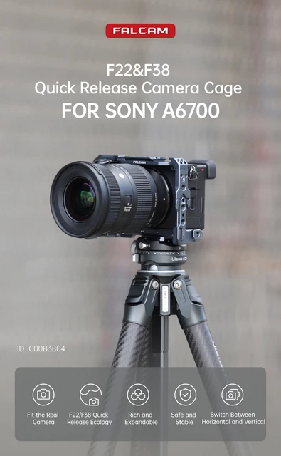Ulanziクイックリリースカメラケージ、falcam f22およびf38、sony 