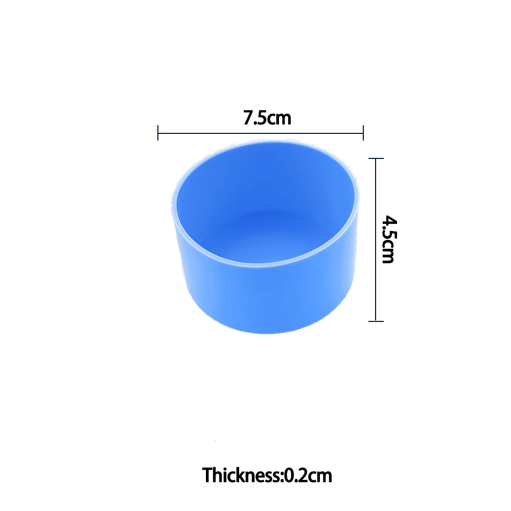 Silicone Cup Bottom Protector Sleeve - Anti-Damage Glass Bottle Accessory