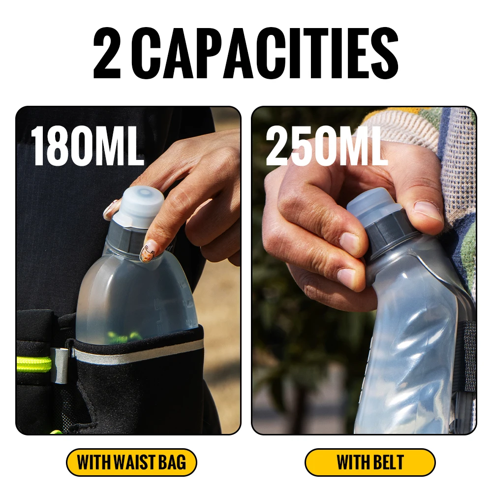 Handheld Hydration Sports Water Bottle sports water bottle portable water bottle BPA-Free Water Bottles For the Running Hydration Belt For Marathon Hiking Cycling