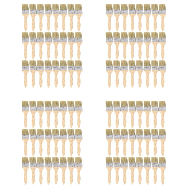 

96 Pack Of 1.5 Inch (35Mm) Paint Brushes And Chip Paint Brushes For Paint Stains Varnishes Glues And Gesso