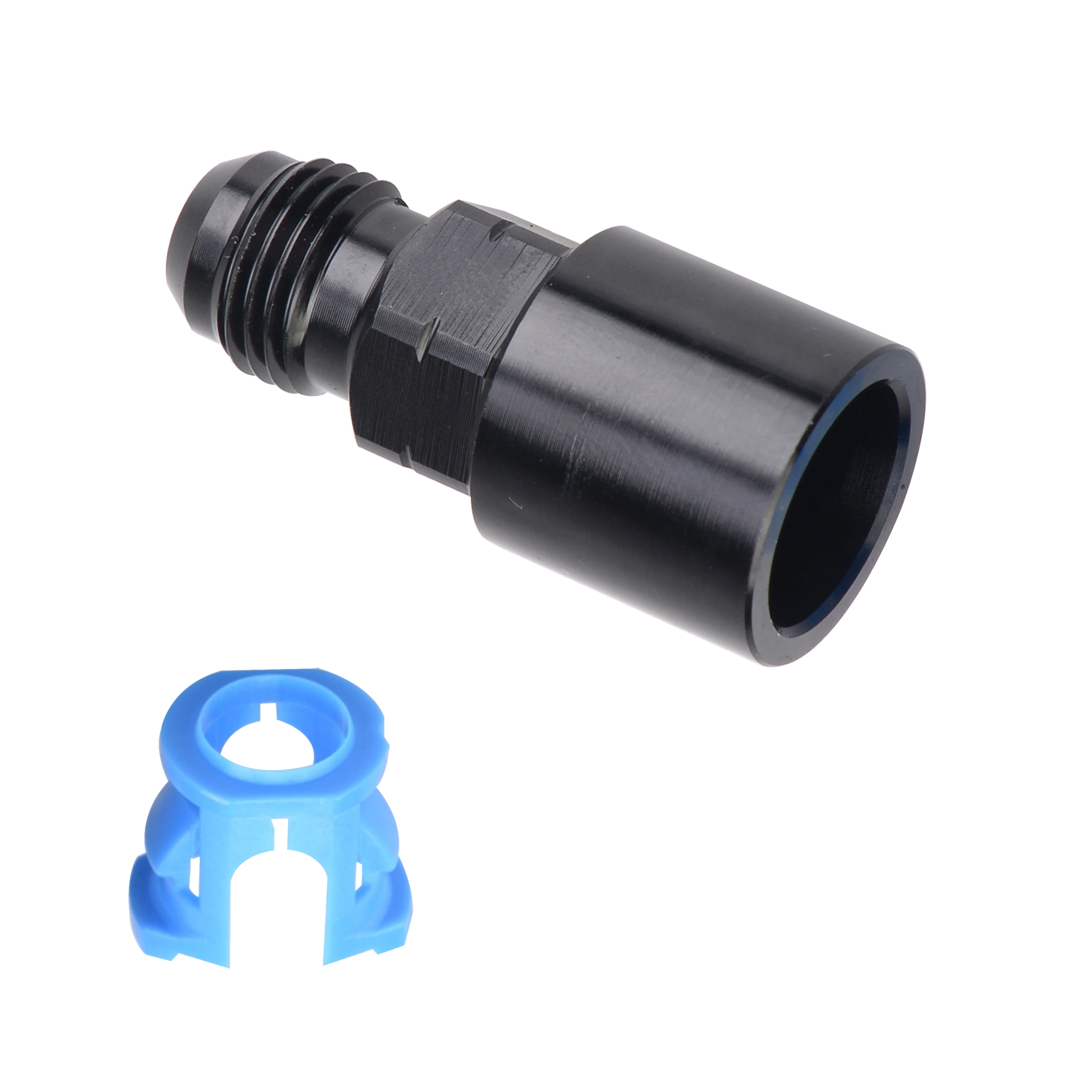 Aluminium AN6 AN8 Male to 5/16" 3/8" Quick Connection Female Push-On EFI Fitting Connector Oil Fuel Adapter