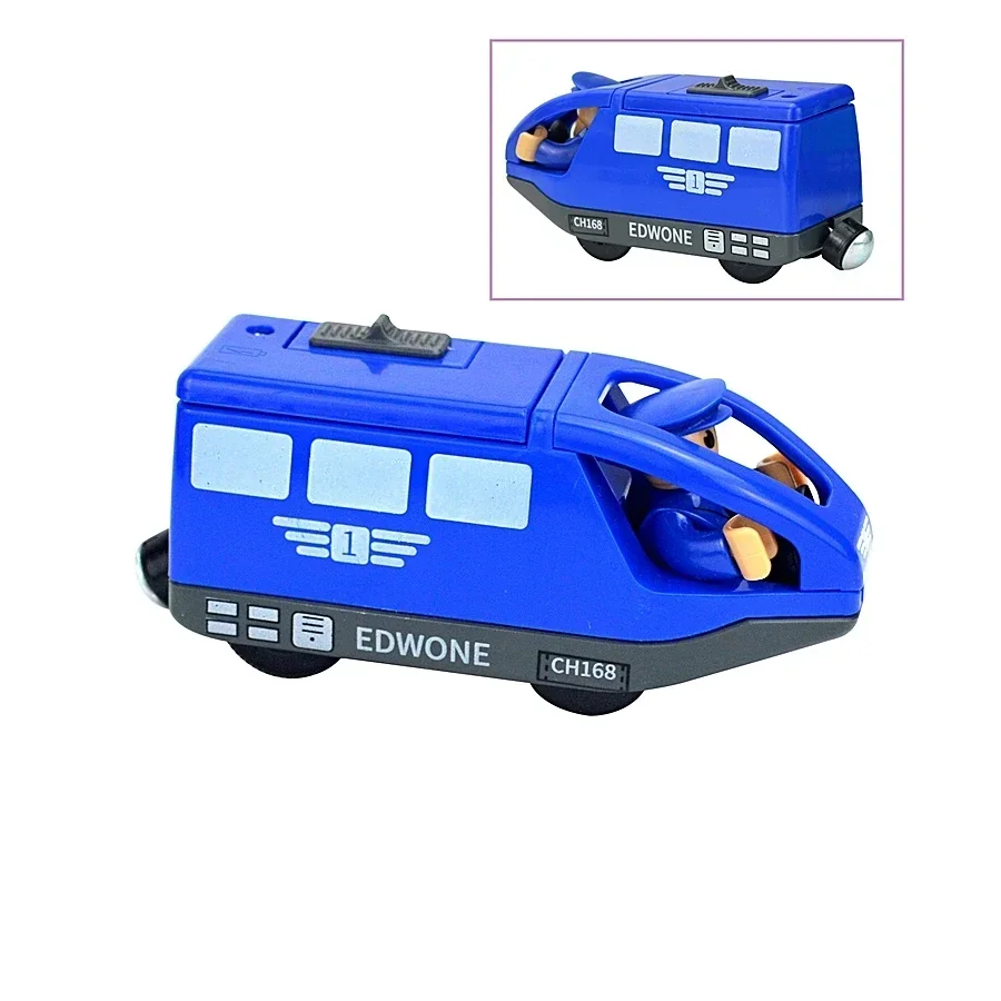 Wooden Train Toys Magnetic Set Electric Car Locomotive Diecast Slot Fit All Wood Brand Biro Railway Train Tracks For Kids Gifts 5