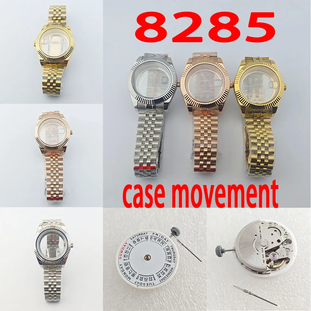 Wholesale Supply Stainless Steel-Plated 16 mm Watch Band ASA827TTB_K0035487