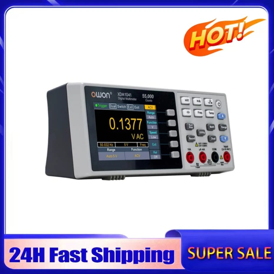 OWON CM2100 CM2100B Multimetro digale Ad alta precisione 20000 Conteggio AC/DC Morsetto di corrente Tester Vero RMS VFC Diodo Amperometro portatile  1420