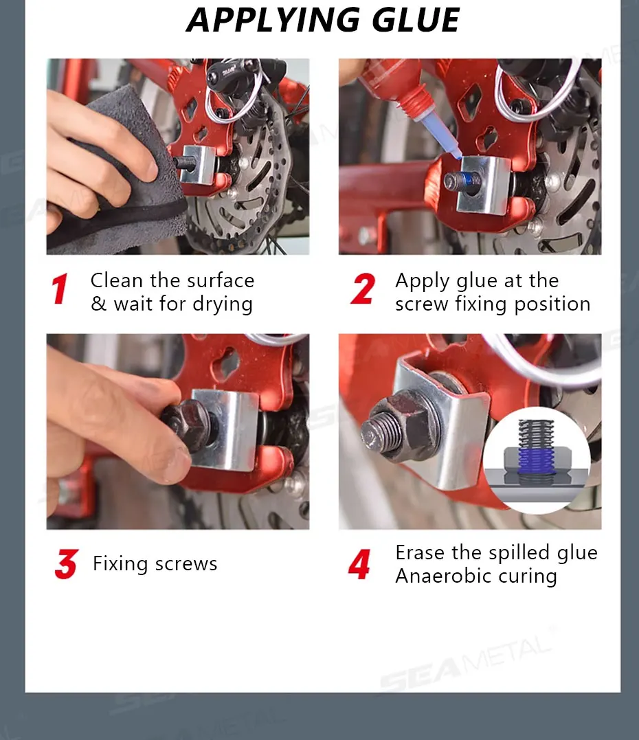 SEAMETAL 10ml Threadlocker 242 - Specification