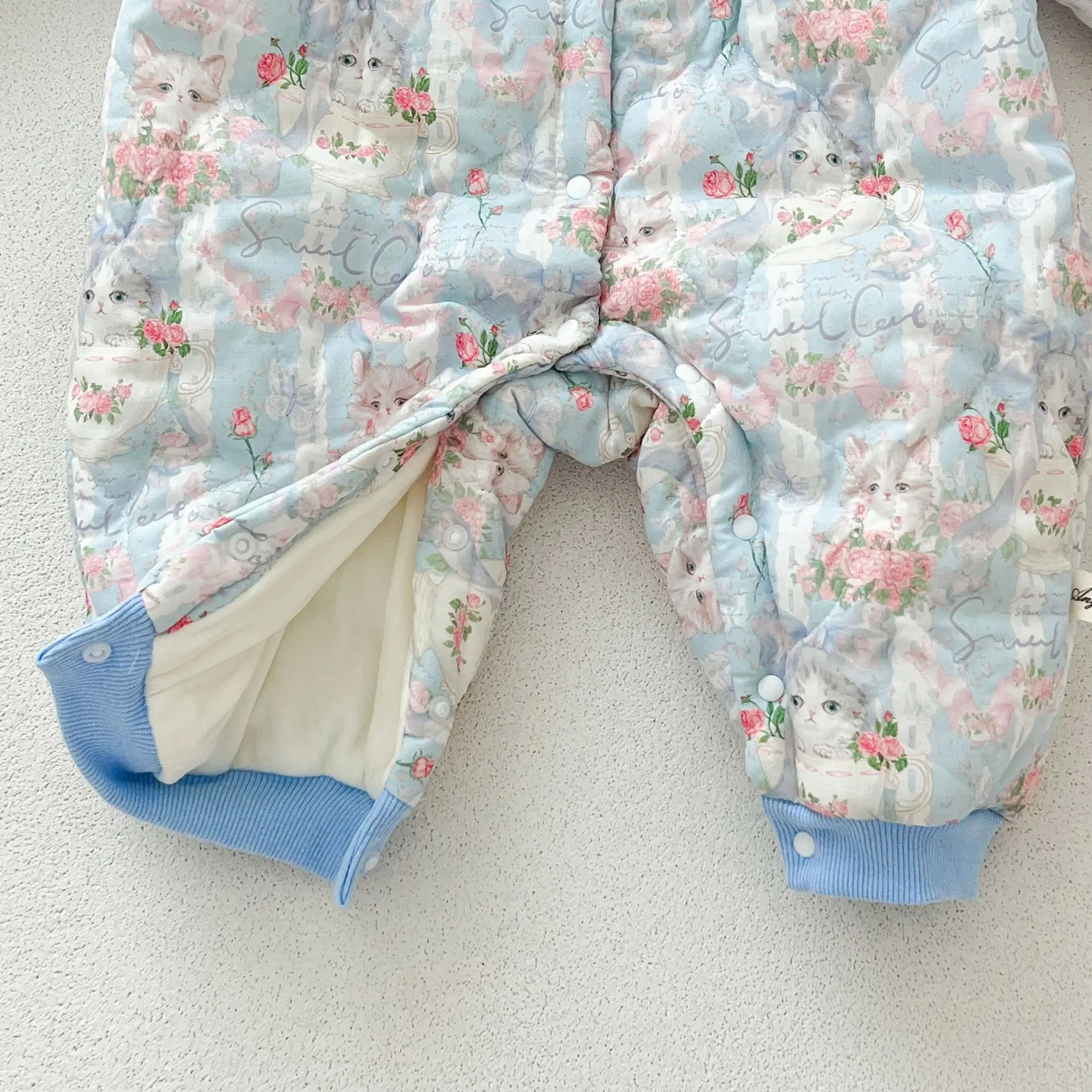 winter new baby plus fleece thickened onesie girl baby super cute crawling Kids Onepiece Fashion Baby Clothing