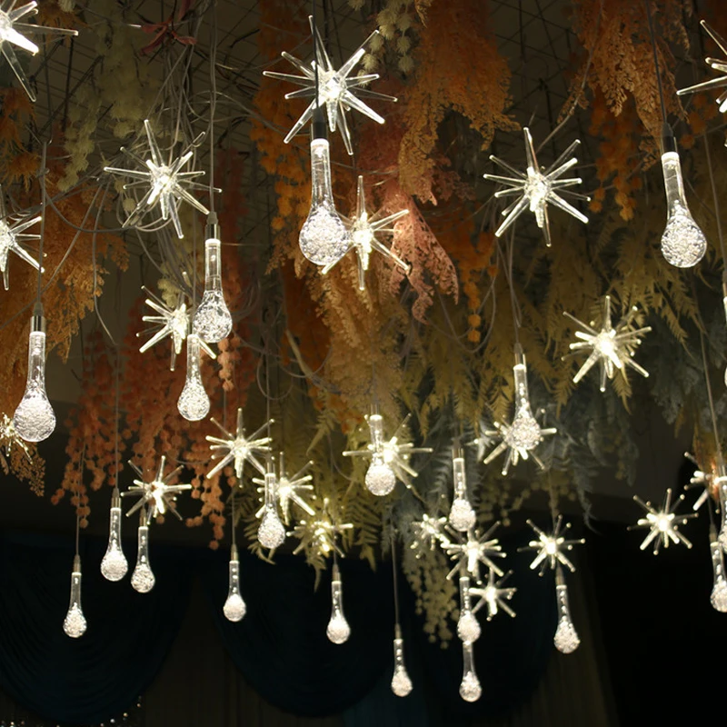 DLMH-Modern Wedding Pendant Lamp, Luzes Festival, Atmosfera LED Light, Party Stage Prop, Decoração De Fundo