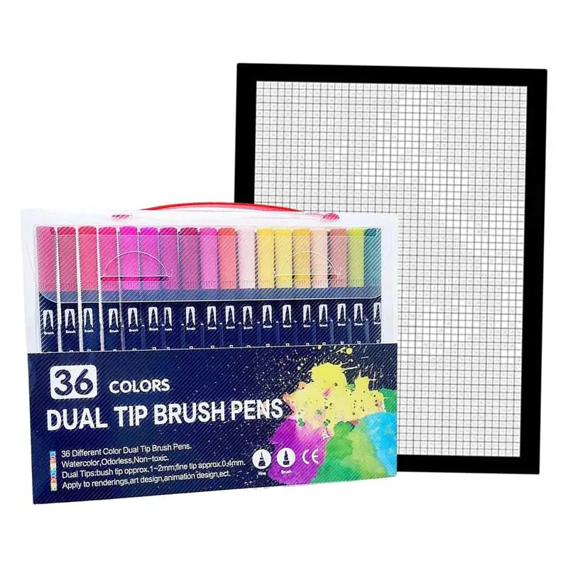 Color by Number Adult Coloring Book & Double-Sided Watercolor Pencil Set 3