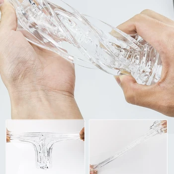 Sucking Machine Male Masturbation Tools Sexy Toys For Men Masturbators Cup Vaginas Adults Goods 18 Silicone Sexual Doll Blowjob 5