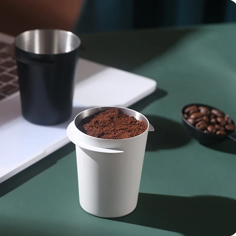 Coffee Dosing Cup Sniffing Mug for 58/53/51mm Espresso Machine Wear Resistant Stainless Steel Coffee Dosing Cup Drop Shipping