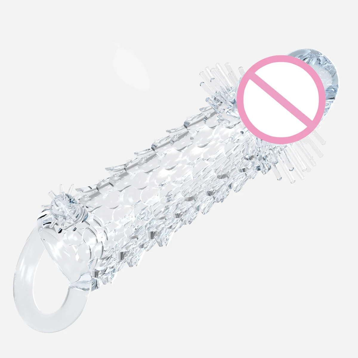 Herbruikbare siliconen penis sleeve voor vertraging_voghion.com