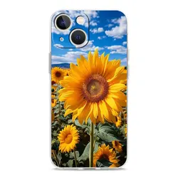 Yellow Sunflower Soft Phone Case - Vibrant Protective Cover - iPhone 13 Pro Max (B7)