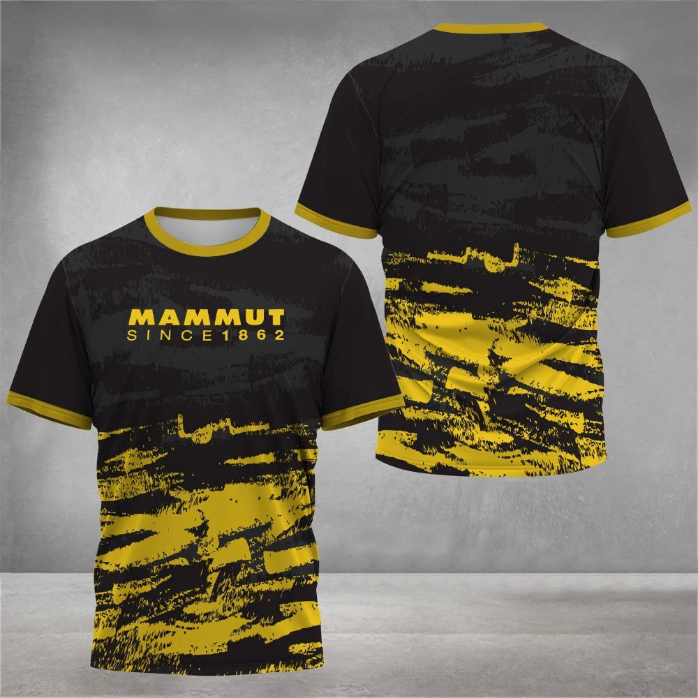 Men's 3D Printed T Shirts Hiking Outdoor T-Shirt Fashion Design for Men Wall Climbing And Trail Running Camping Drifit Clothing