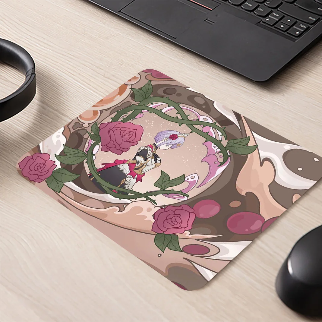 

Genshin Impact Kawaii Mat Anime Girl Keyboard Gaming Anti-slip Mat Mousepad Mice Keyboards Computer Peripherals Office Mouse Pad