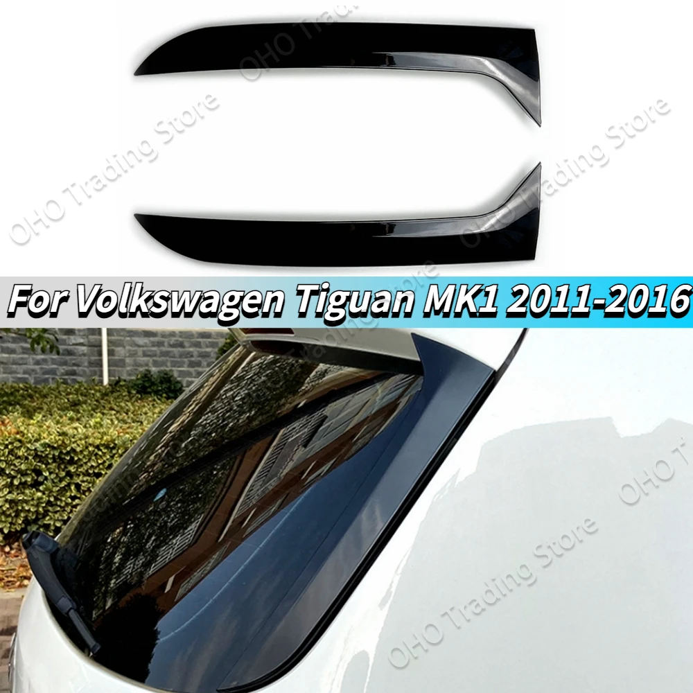 For-VW-Tiguan-MK1-Rear-Window-Side-Wing-Roof-Spoiler-Stickers-Trim ...
