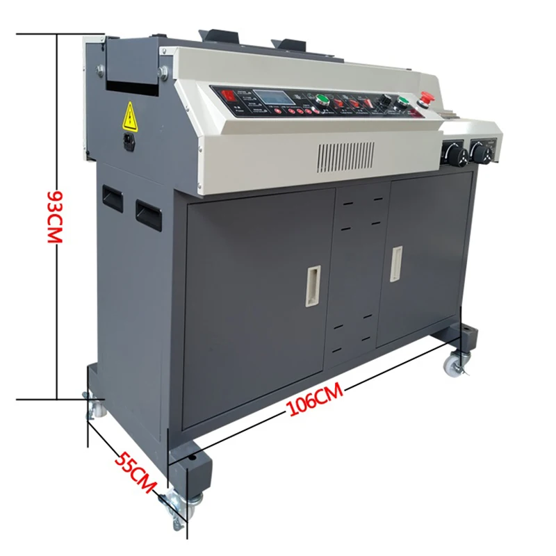 A400F automatic large-scale hot melt glue binding machine A4 wireless glue binding machine tender book document binding machine