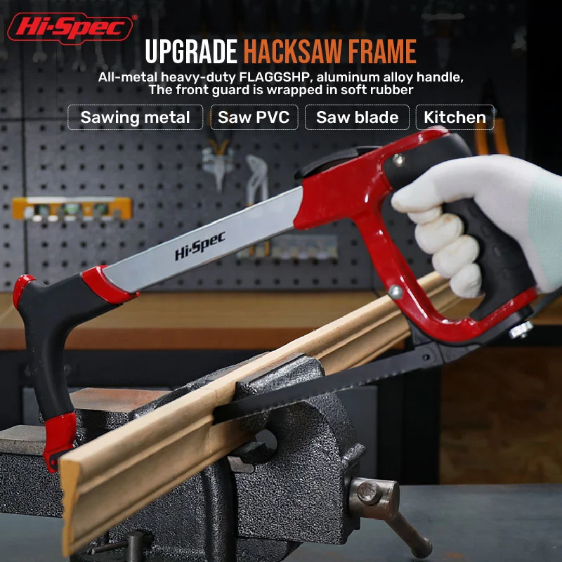 Hi-Spec Frame Sawbow Traditional Push-pull Manual Hand Saws DIY Hacksaw For Woodworking Multifunctional Carpenter Hand Tools 5
