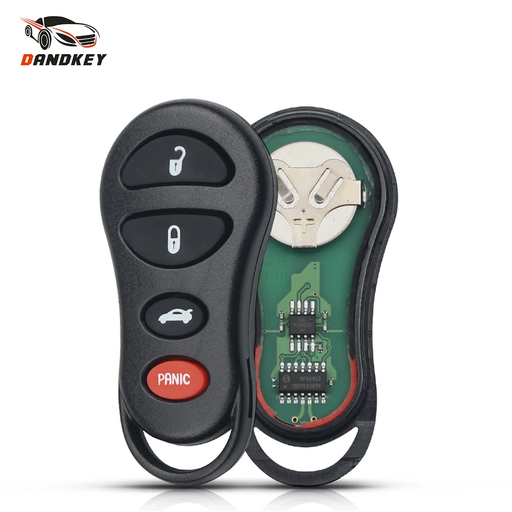 Dandkey 315Mhz Car Remote Control Key 4BTN For Jeep Dodge Chrylser 300M 2001 2002 2003 2004  Caravan Dakota Durango GQ43VT17T