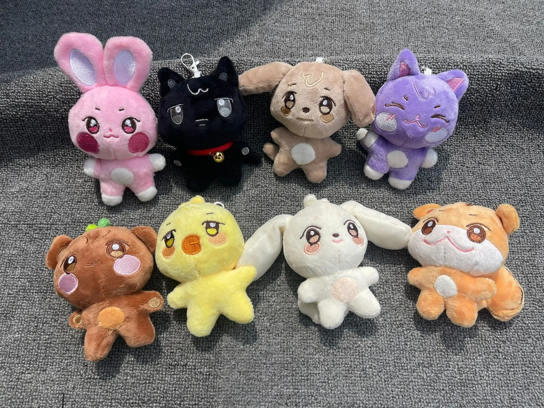 10CM ANITEEZ Pop-up Store Puppe Schlüsselanhänger Cartoon Niedlicher Plüsch Anhänger Schlüsselanhänger Tasche Zubehör Kpop Yunho Yeosang Fans Geschenke – Detail 4