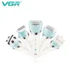 VGR Epilator 5 In 1 Electri Women Epilator Female Shaver Leg Body Hair Remover Lady Bikini Trimmer Facial Cleaning Massage V-703 2