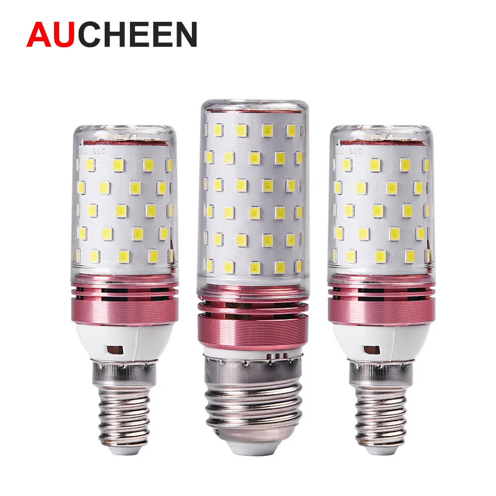 

E27 E14 LED Corn lamp High power 12W SMD2835 220V 240V Candle Corn Bulb Chandelier Candle LED Light For Home Decoration