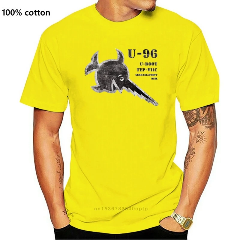 Das Boot T - Shirt U-96 German U Boat Movie Submarine Ww2 War Laughing Sawfish Cool Casual Pride T Shirt Uomo Unisex New Fashion