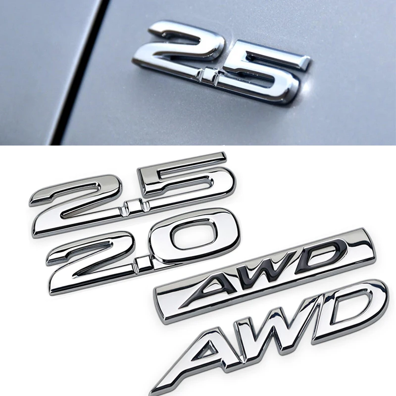 

Металлическая 3d-наклейка для Mazda 2,0 2,5 AWD, задняя боковая Эмблема багажника для Mazda 6 2 5 3 CX 5 CX3 CX4 CX7 CX9 RX7 MX3 Protege Axela