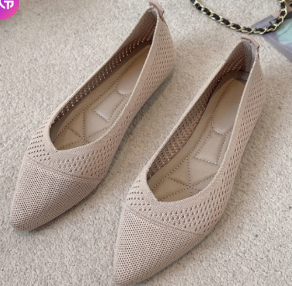 

Soft Casual Women's-Flat Shoes Shallow Mouth Thick Heel Two Wear Round Toe Shoes