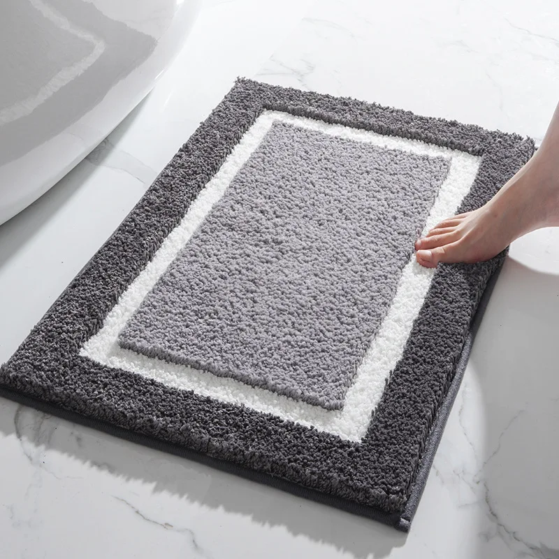 Nordic Bathroom Rugs Anti Slip Bath Mat Foot Mats Quick Dry Shower Carpet  Toilet Rugs Door Mat Washable For Living Room - AliExpress