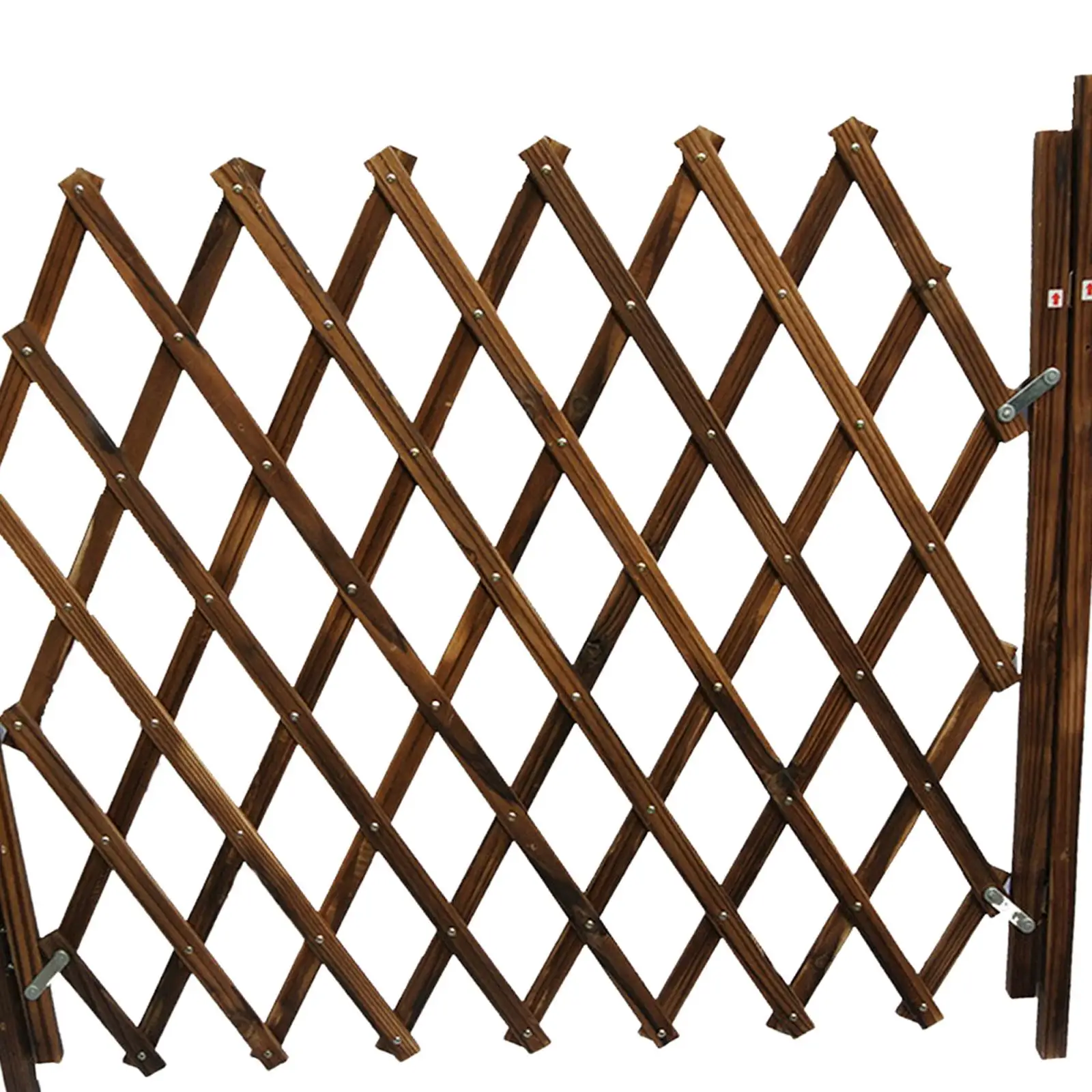 Expandable Accordion Dog Gate Retractable Protection for Outdoor Lawn