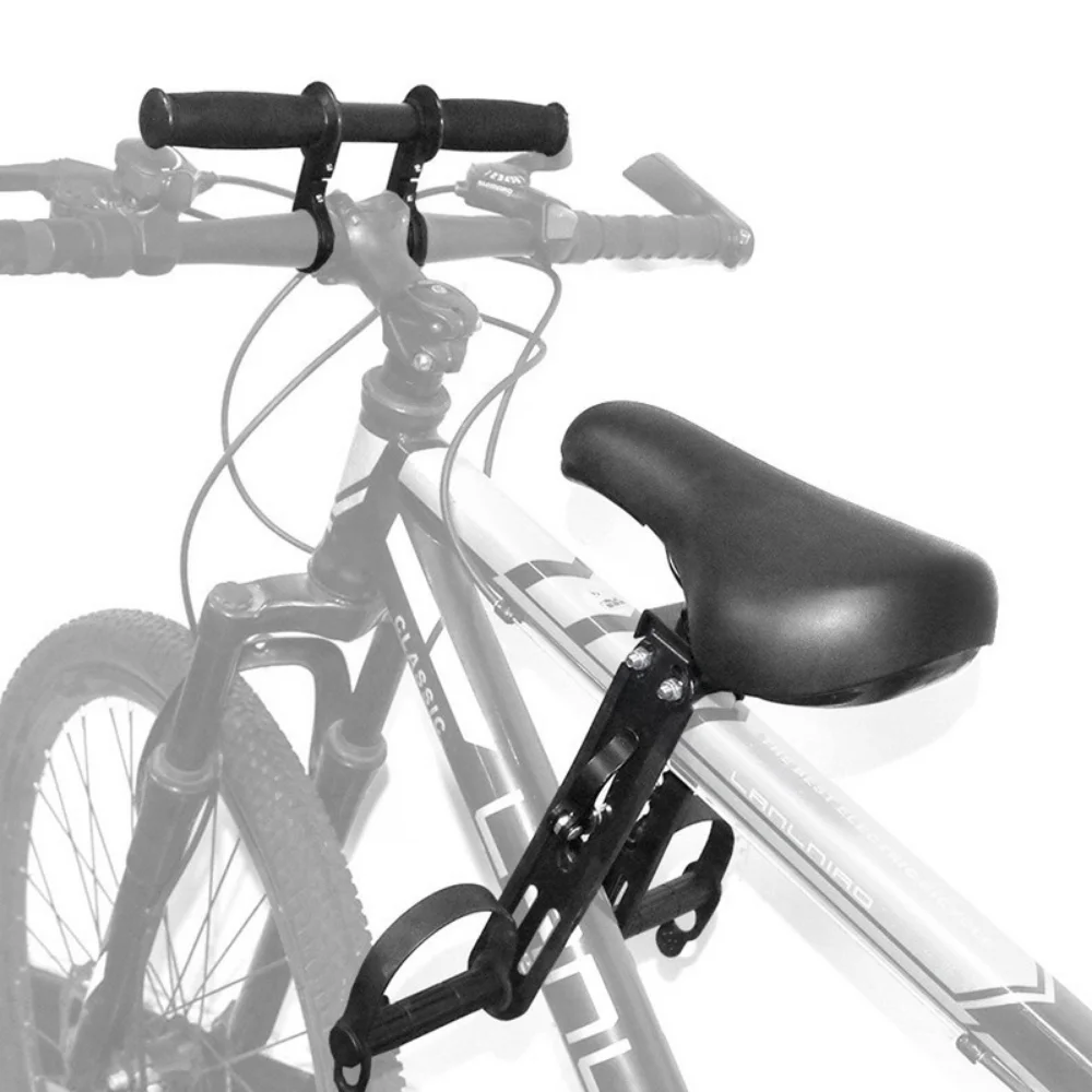 Mountain Child Baby Bicycle Saddle Set Front Cycling Seat Soft MTB Bike Frame Quick Release Kids Parts Accessories | Спорт и