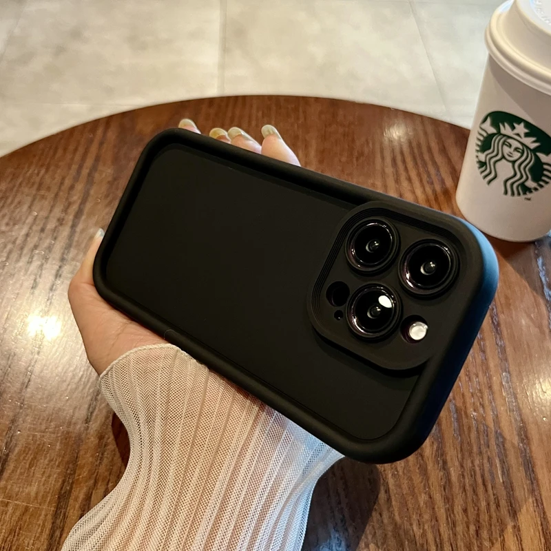 thumbnail image 1 of Luxury Soft Candy Liquid Silicone Phone Case For iPhone 11 12 13 14 15 Pro Max Plus XS X XR Shockproof Bumper Back Cases Cover, 1 of 5