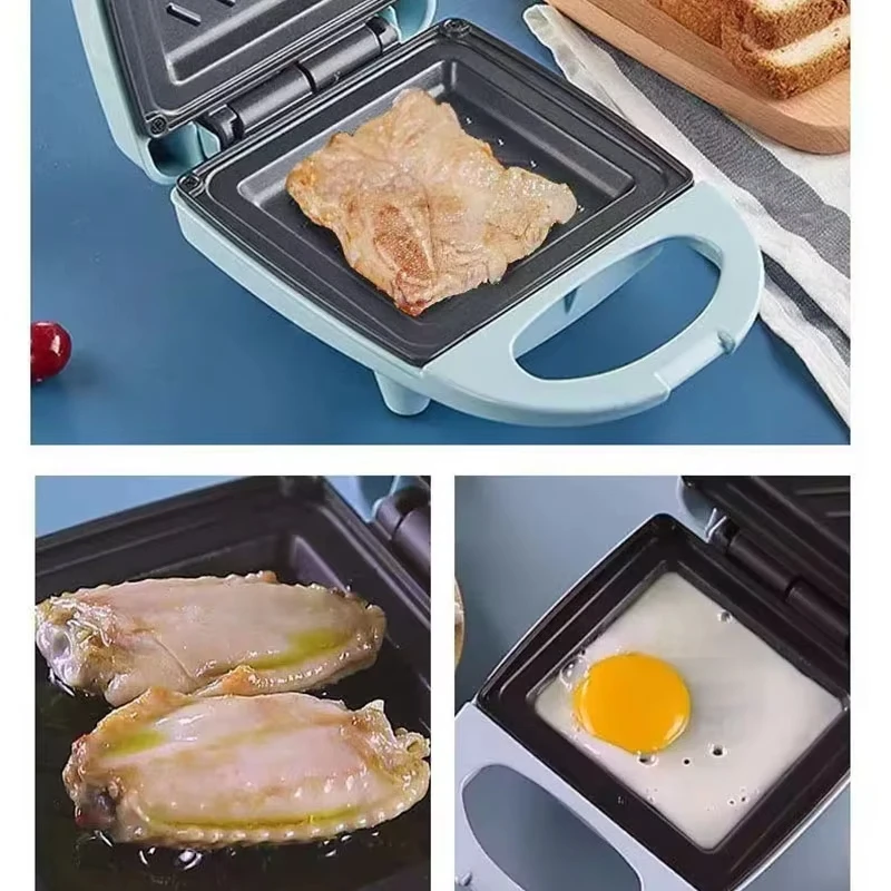 EDTID Electric Sandwich Maker Mini Light Food Bread Muffin Breakfast Machine Egg Omelette Baking Pan Panini Grill Heater Oven EU sandwich maker