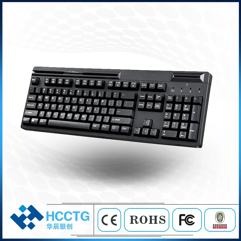 Keyboard (Membrane keys) with MSR (Track1/2/3) and Smart card reader HCC150U