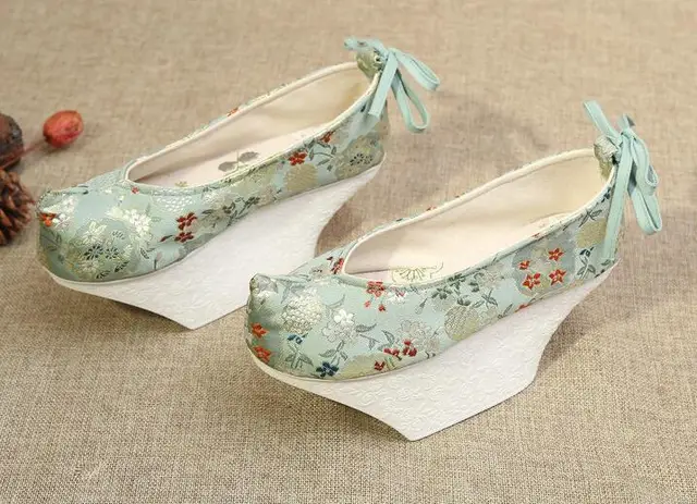 Ancient Chinese Shoes Ancient Chinese Qing Dynasty Queen Shoes High