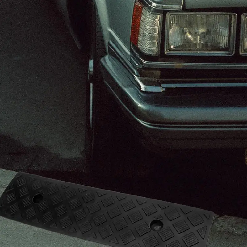 Description Picture 6 of item2pcs Rubber Vehicle Curb Ramps Threshold Bridge Tracks Ramps Motorcycle Pad Driveway Sidewalk Loading Ramp