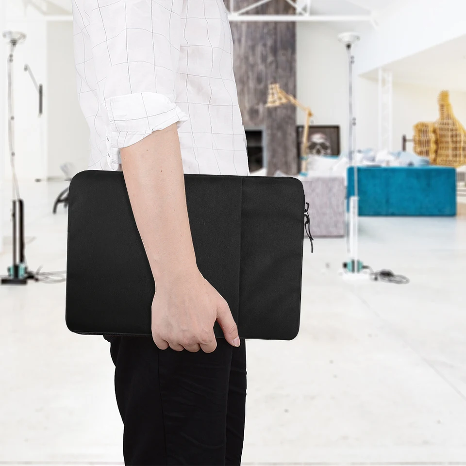 18,5 Zoll Laptop Hülle Aufbewahrung tasche Tragbare Umhängetasche mit Taschen re