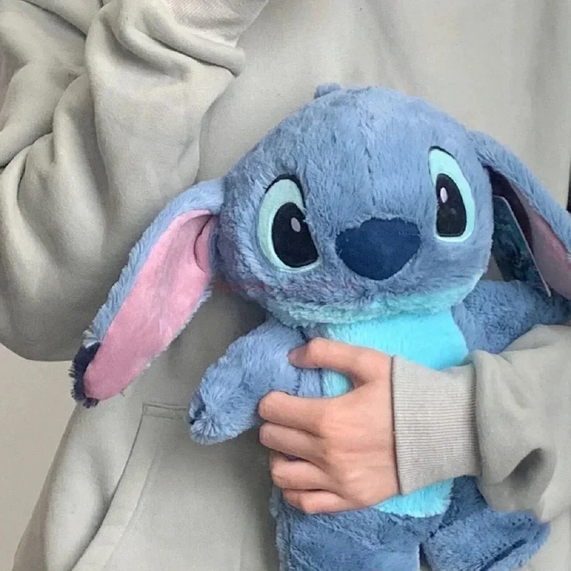 Disney Lilo Stitch Winter Plush Hot Water Bottle Women Home Water Filling Scaldamani Regalo Di Natale Fidanzata All'Ingrosso