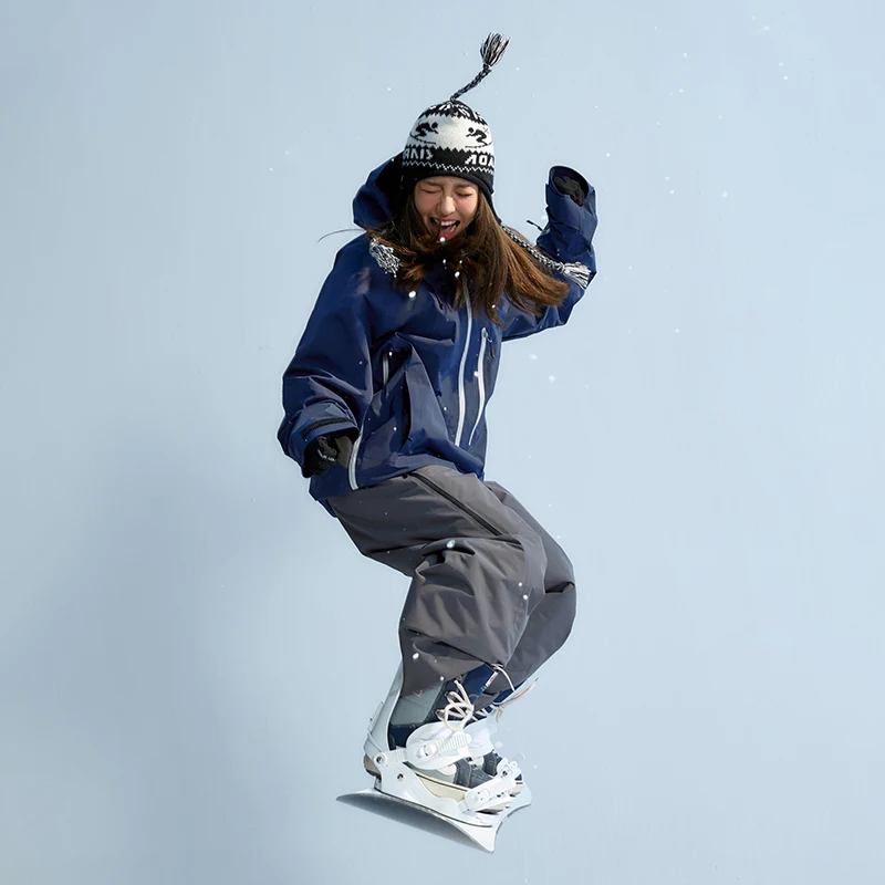 New Ski Suit Women's Loose Ski Suit Waterproof Windproof Warm Jacket Snowboard Snow Jacket