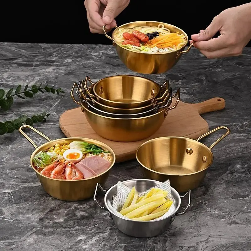 Stainless Steel Bowl With Handle