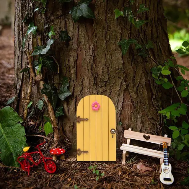 Miniatűr Tündér Ház Ajtó Kis Fogak Mágia Készletek Tündérmese Oktatás Tanulási Játékok Apró Modellek Lányoknak - Image 3